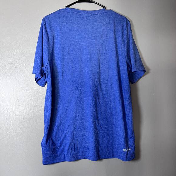 ✨Adidas Men Performance T-Shirt 2-Pack Blue Red Heather Size M NWT Training Tee - Picture 9 of 9